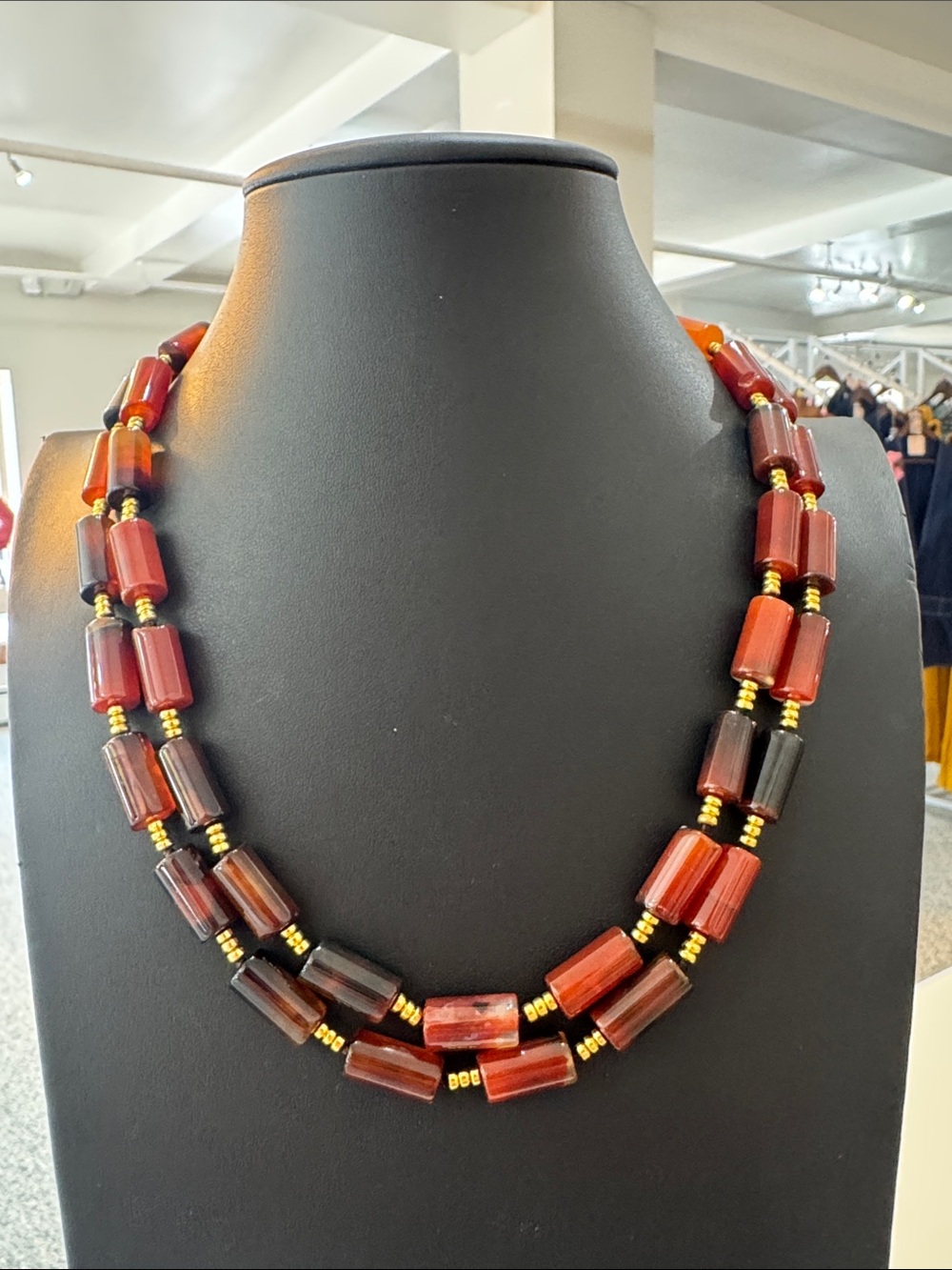 Iris & Lily genuine stone necklace